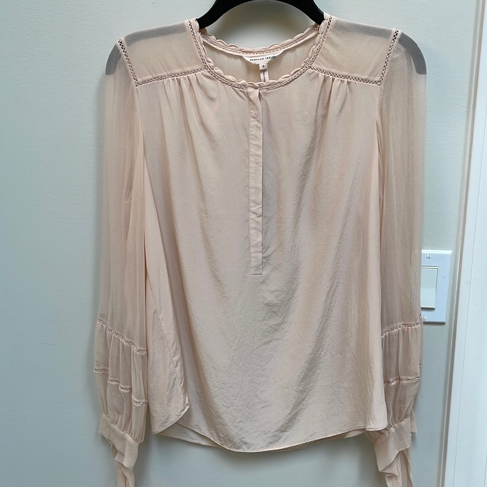 Rebecca Taylor silk blouse size 6